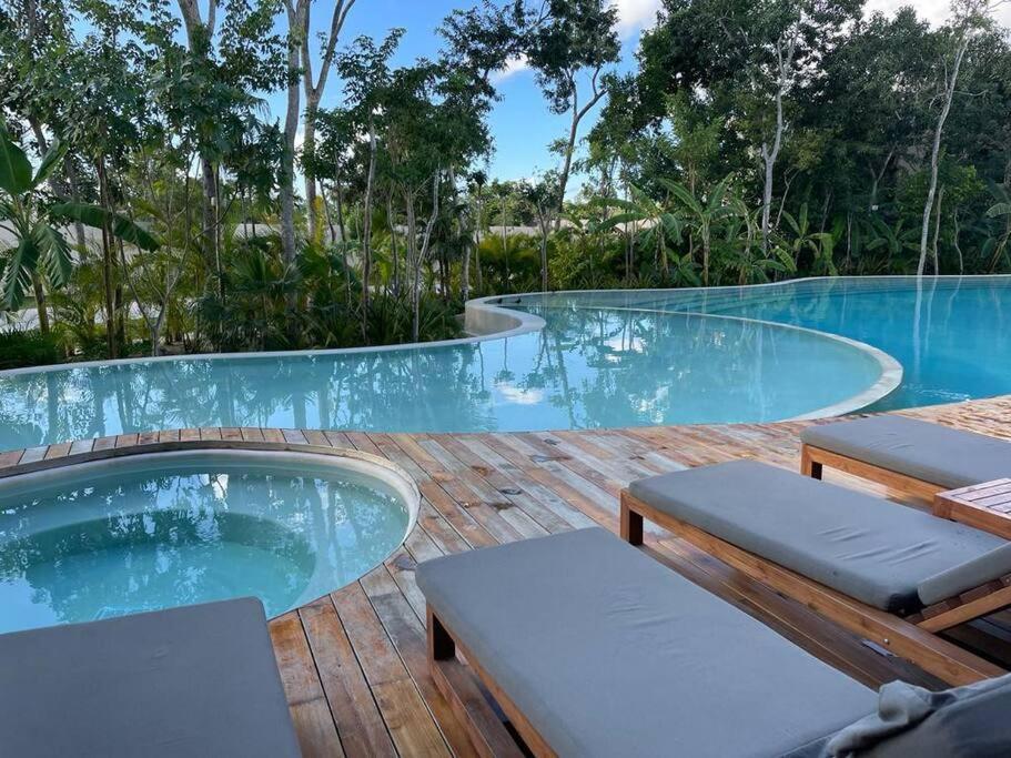 Loft En Aldea Zama Apartment Тулум Екстериор снимка